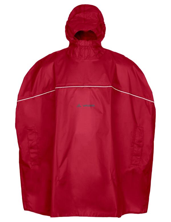 VAUDE Kids Grody Poncho indian red Größ L