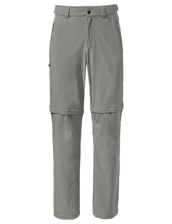 VAUDE Men's Farley Stretch T-Zip Pants III stone grey Gr&ouml;&szlig; 54-Short