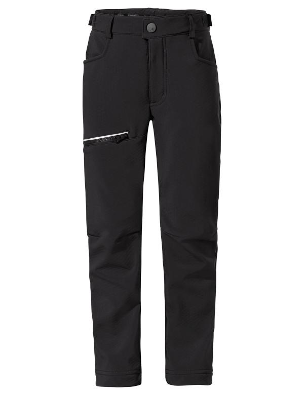 VAUDE Kids Qimsa Softshell Pants black Gr&ouml;&szlig; 110/116