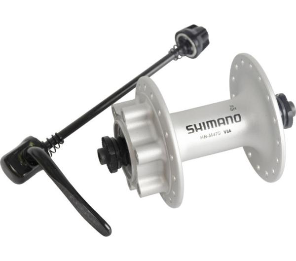 SHIMANO Vorderradnabe HB-M475 6-Loch Schnellspanner