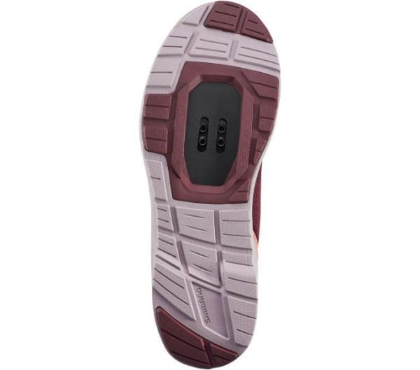 SHIMANO SHIMANO Fahrradschuhe EX300 Damen Touring SPD Gr&ouml;&szlig;e 41 Damenleisten Rot Produktbild 2