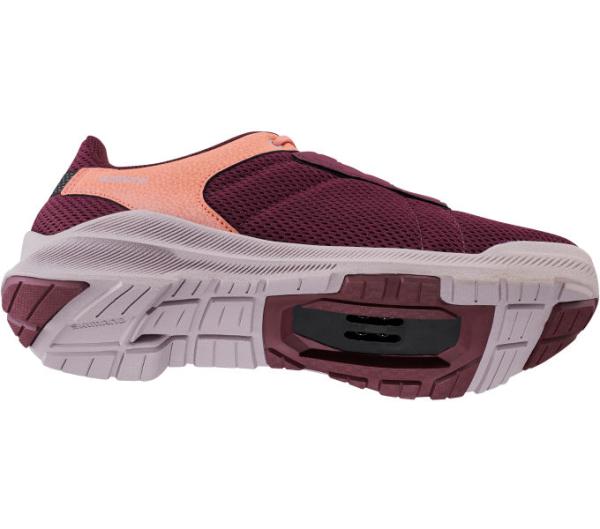 SHIMANO SHIMANO Fahrradschuhe EX300 Damen Touring SPD Gr&ouml;&szlig;e 43 Damenleisten Rot Produktbild 3