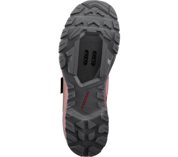 SHIMANO SHIMANO Fahrradschuhe EX500W Damen Touring SPD Gr&ouml;&szlig;e 38 Damenleisten Rot Produktbild 2