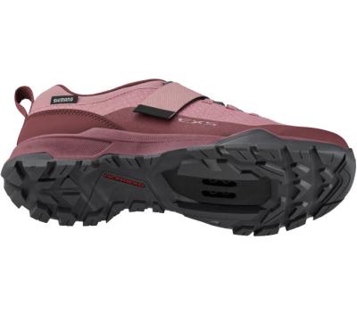 SHIMANO SHIMANO Fahrradschuhe EX500W Damen Touring SPD Gr&ouml;&szlig;e 41 Damenleisten Rot Produktbild 3