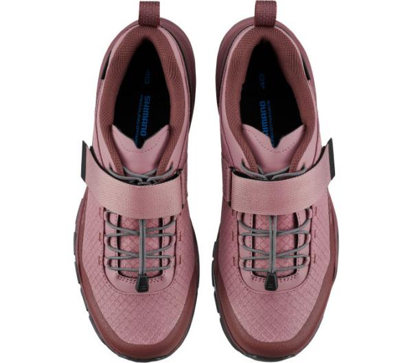 SHIMANO SHIMANO Fahrradschuhe EX500W Damen Touring SPD Gr&ouml;&szlig;e 42 Damenleisten Rot Produktbild 1