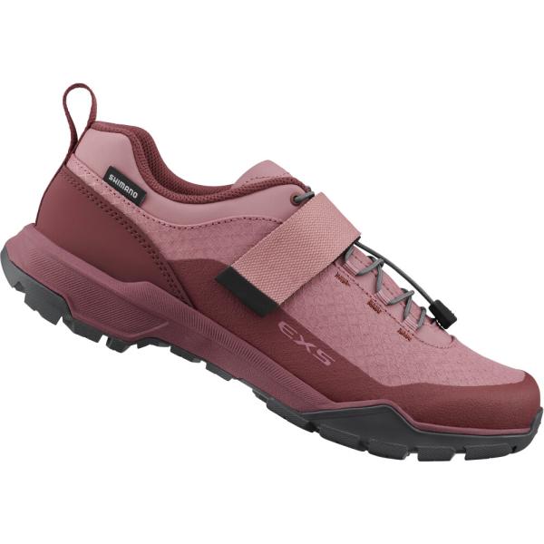 SHIMANO SHIMANO Fahrradschuhe EX500W Damen Touring SPD Gr&ouml;&szlig;e 43 Damenleisten Rot