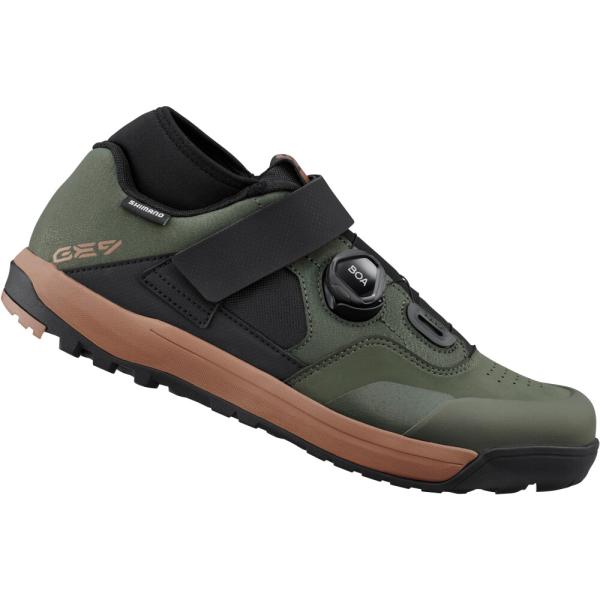 SHIMANO SHIMANO Fahrradschuhe GE900 Herren/Damen MTB SPD Gr&ouml;&szlig;e 47 Gr&uuml;n
