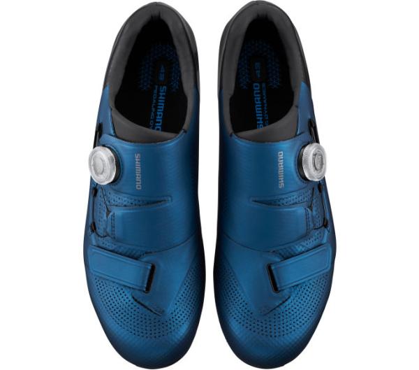 SHIMANO SHIMANO Fahrradschuhe RC502 Damen/Herren Road SPD-SL Gr&ouml;&szlig;e 42 breit Blau Produktbild 1