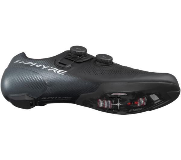 SHIMANO SHIMANO Fahrradschuhe RC903 Damen/Herren Road SPD-SL Gr&ouml;&szlig;e 48 Schwarz Produktbild 3