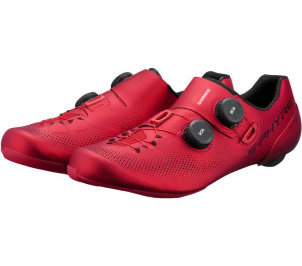 SHIMANO SHIMANO Fahrradschuhe RC903 Damen/Herren Road SPD-SL Gr&ouml;&szlig;e 45 Rot Produktbild 4