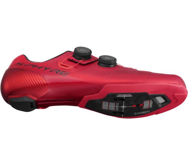 SHIMANO SHIMANO Fahrradschuhe RC903 Damen/Herren Road SPD-SL Gr&ouml;&szlig;e 47 Rot Produktbild 3