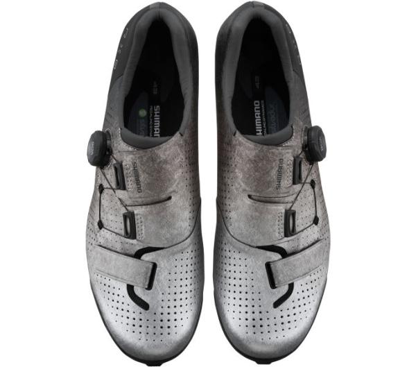 SHIMANO SHIMANO Fahrradschuhe RX801 Herren/Damen Gravel SPD Gr&ouml;&szlig;e 42 Silber Produktbild 1