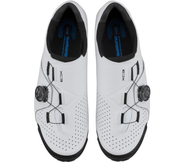 SHIMANO SHIMANO Fahrradschuhe XC300 Herren/Damen MTB SPD Gr&ouml;&szlig;e 45 breit Wei&szlig; Produktbild 1