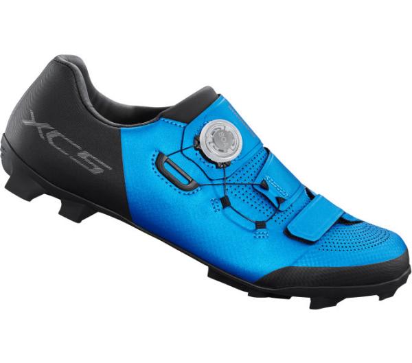 SHIMANO SHIMANO Fahrradschuhe XC502 Herren/Damen MTB SPD Gr&ouml;&szlig;e 43 breit Blau