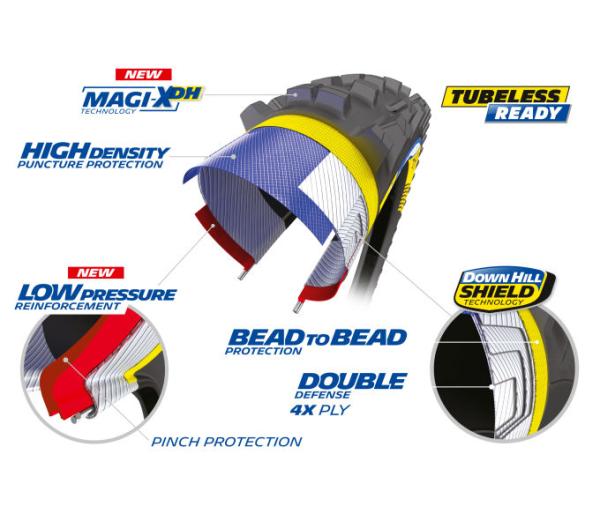 Michelin Michelin Reifen DH 61-559 Schwarz Produktbild 1