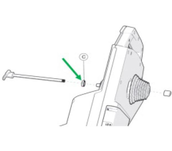 ELITE Distanzscheibe Links Direct Drive Trainer Produktbild 1