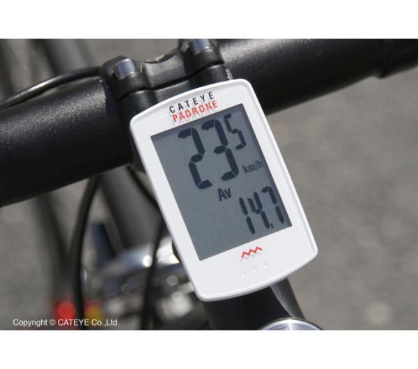 CATEYE CATEYE Fahrradcomputer Padrone Wei&szlig; Produktbild 1