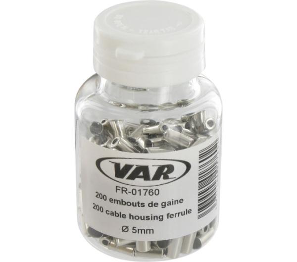 VAR 200 Stück. Außenhüllenendkappe FR-01760 Ø 5 mm