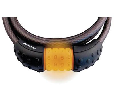 Master Lock Kabelschloss Quantum Schwarz 12 mm x 1800 mm Zahlenkombination einstellbar Produktbild 1