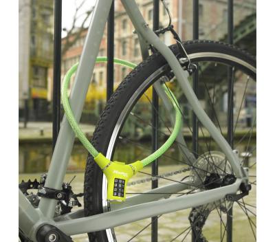 Master Lock Kabelschloss 8229 Grün 12 mm x 900 mm Zahlenkombination einstellbar Produktbild 1