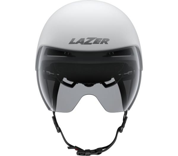 LAZER LAZER Helm Volante KinetiCore Triathlon/Zeitfahren Matte White Silver (S) 52-56 Produktbild 1