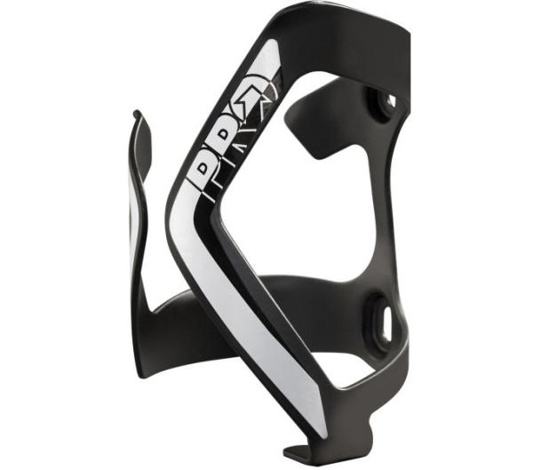 PRO Flaschenhalter Aluminium Seite Schwarz/Wei&szlig; Einschub links Produktbild 1