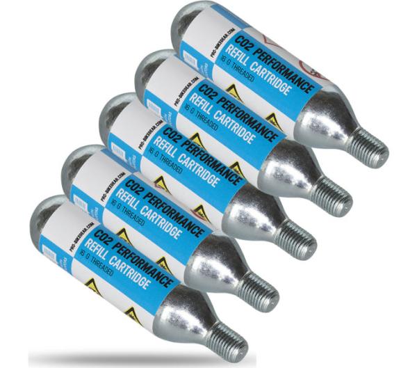 PRO Ersatzpatronensatz CO2 mit Gewinde 5 St&uuml;ck/16 g Produktbild 1