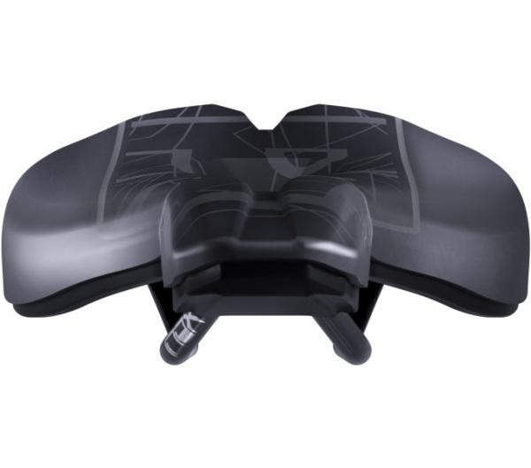 PRO Fahrradsattel MSU 1.3 E-MTB 142 mm Schwarz Edelstahl Gestell Produktbild 4