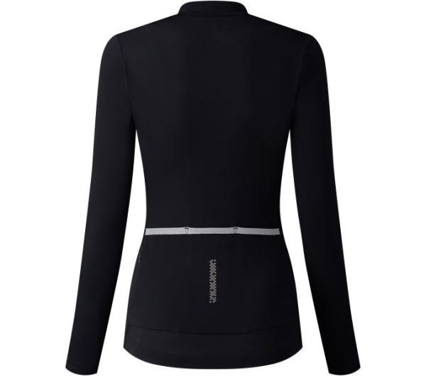 SHIMANO W'S KAEDE Thermal Long Sleeve Jersey S BLACK Produktbild 1