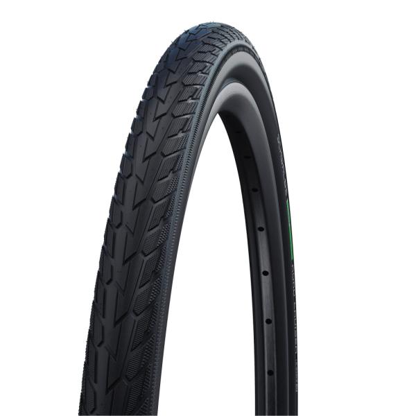 Schwalbe DRAHTREIFEN ROAD CRUISER Active Line Green Compound K-Guard 47-406 Schwarz
