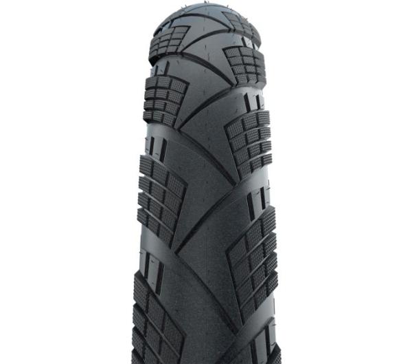 Schwalbe SCHWALBE FALTREIFEN MARATHON EFFICIENCY  V-Guard Super Race 60-584 Schwarz/Refle Produktbild 1