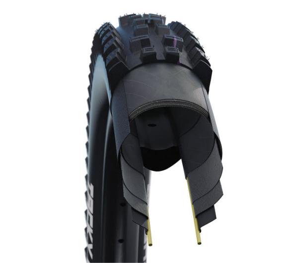 Schwalbe SCHWALBE FALTREIFEN TACKY CHAN  Ultra Soft Super Downhill 62-584 Schwarz Produktbild 2