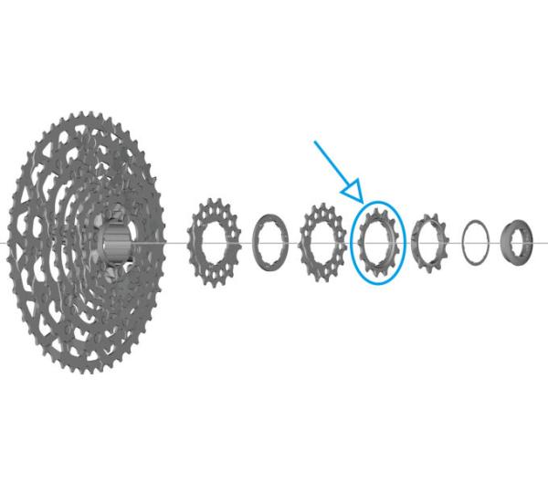SHIMANO Ritzel f&uuml;r CS-LG700 13 Z&auml;hne