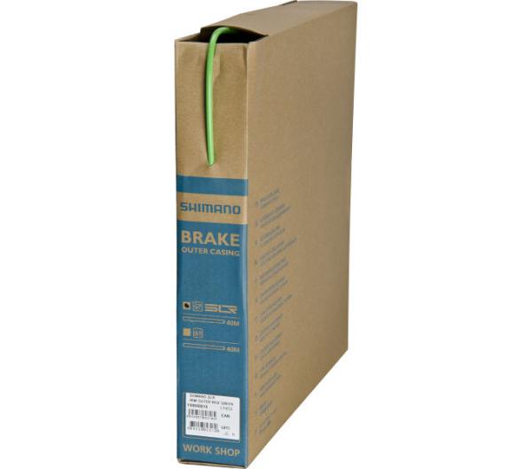 SHIMANO Bremszugau&szlig;enh&uuml;lle SLR 40 m Gr&uuml;n